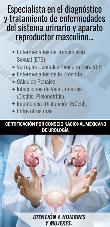 Dra. Esther Garza - Urología banner móvil